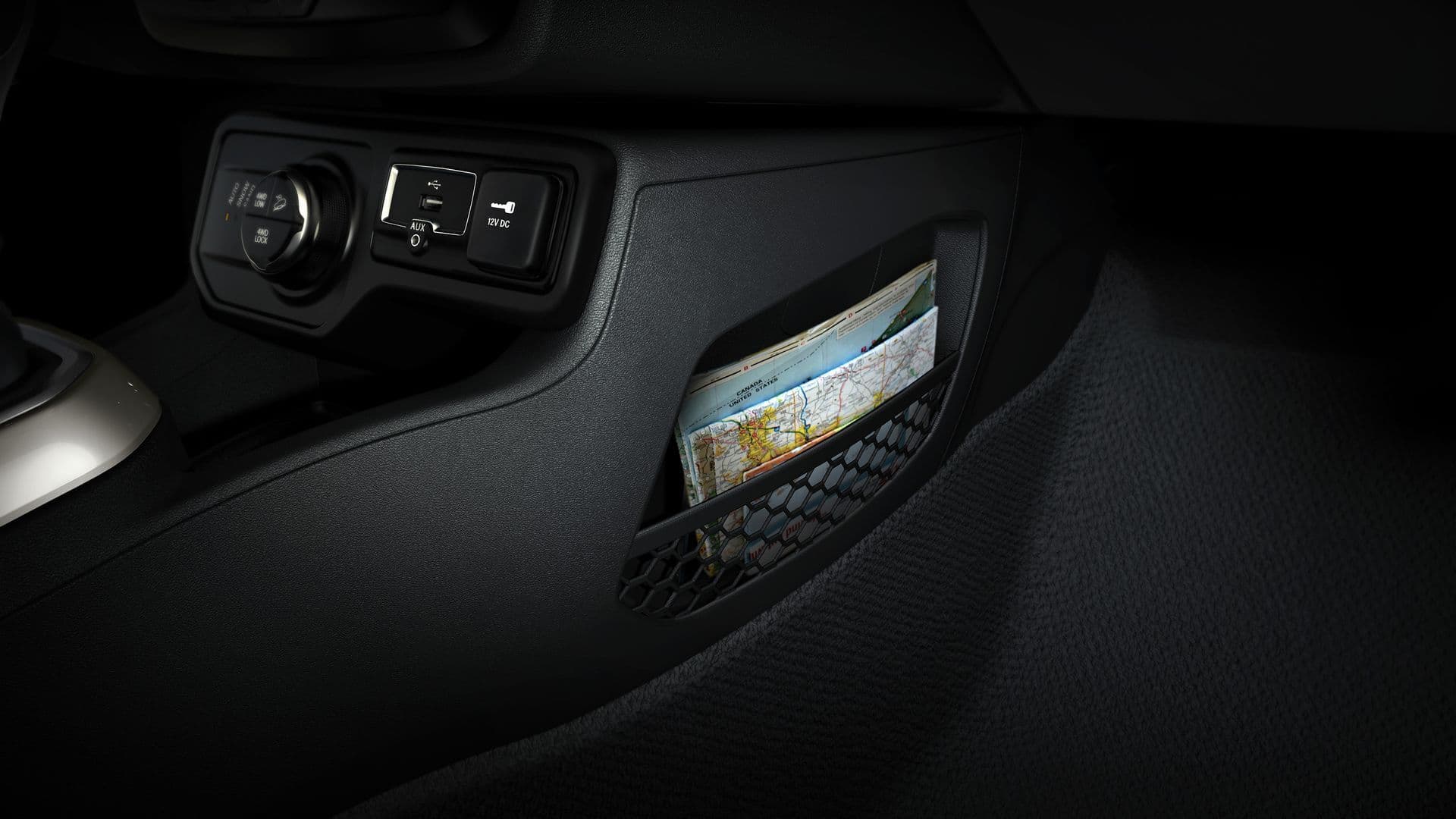 Jeep Renegade dashboard and touchscreen